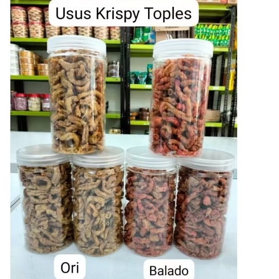 Usus Crispy Toples Original & Balado Renyaaah