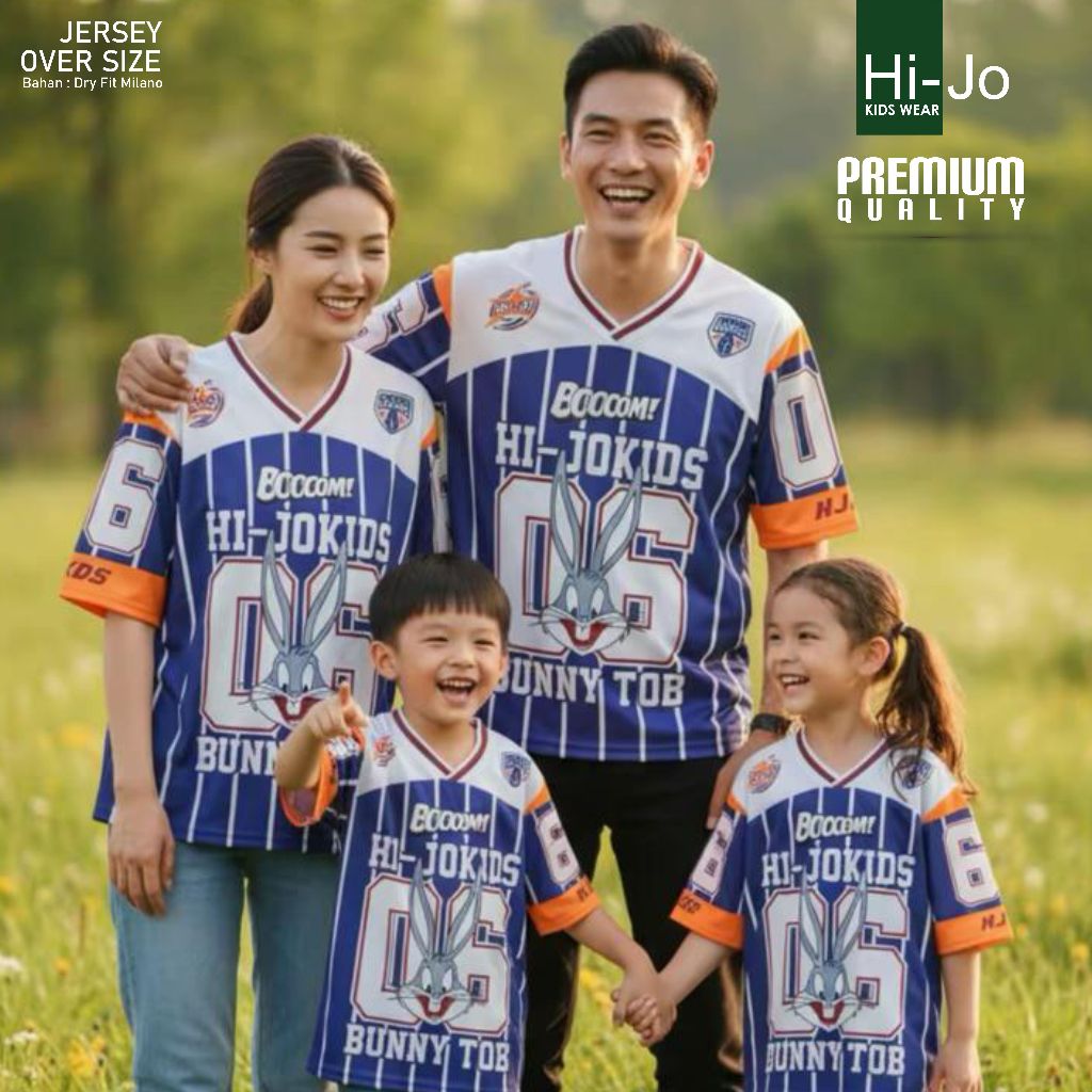 Kaos Jersey Keluarga Hi-Jo Kids V.3 DRYFIT MILANO PREMIUM
