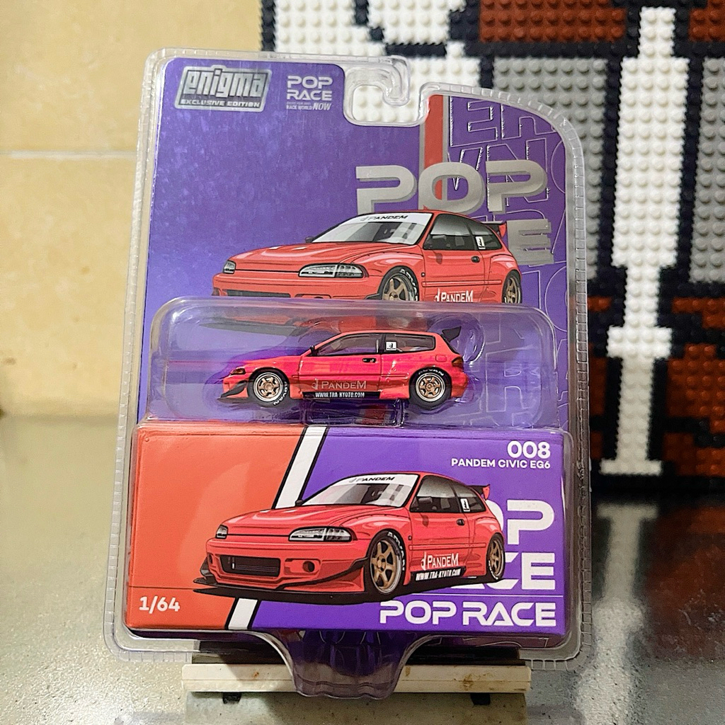Pop Race Pandem Honda Civic Eg6 Pink Segel