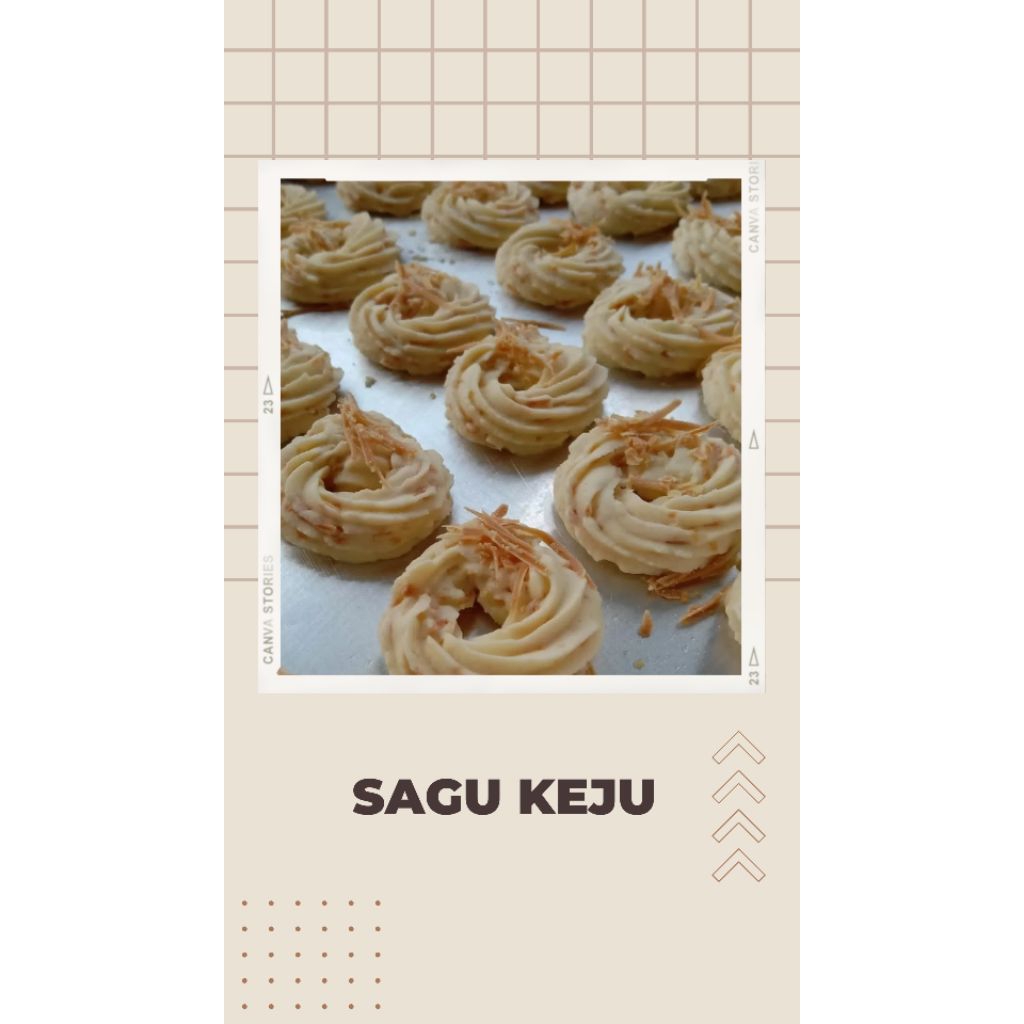 Kue Sagu Keju Premium Cookies Sagu Keju Premium ukuran toples 800ml