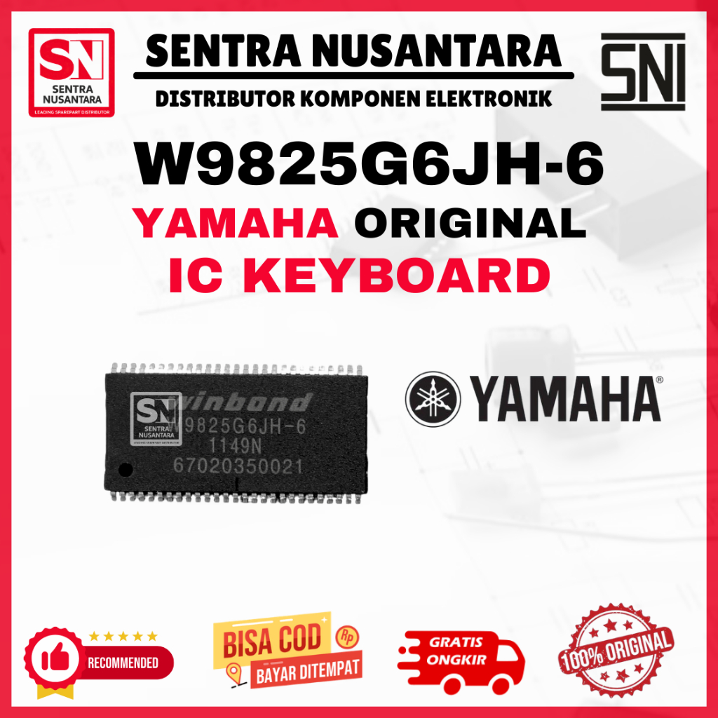 IC W9825G6JH-6 W9825G6JH W9825G6 Keyboard YAMAHA ORIGINAL | IC winbond W9825G6JH-6 keyboard yamaha A