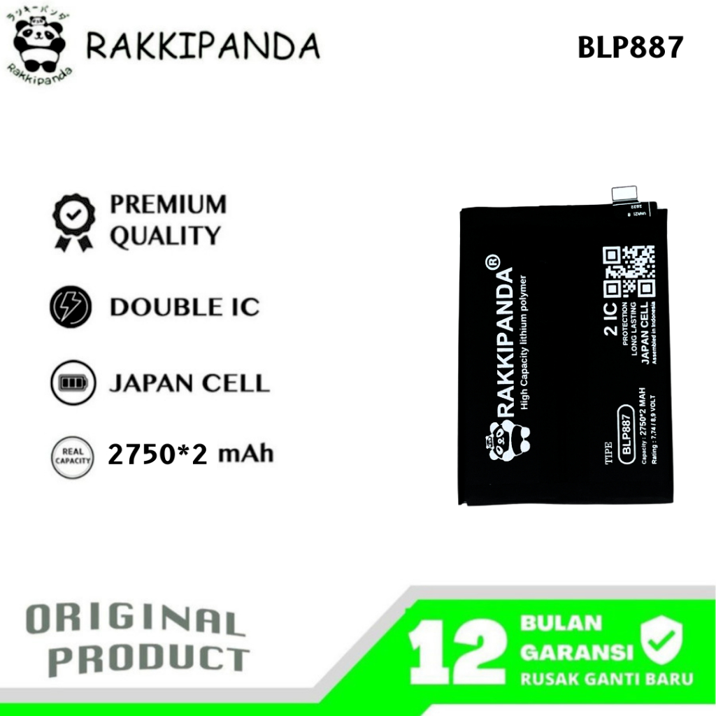 RakkiPanda - BLP887 Realme GT Neo 2 / GT 2 Pro / GT Neo 3 80W / GT Neo 3T Batre Batrai Baterai