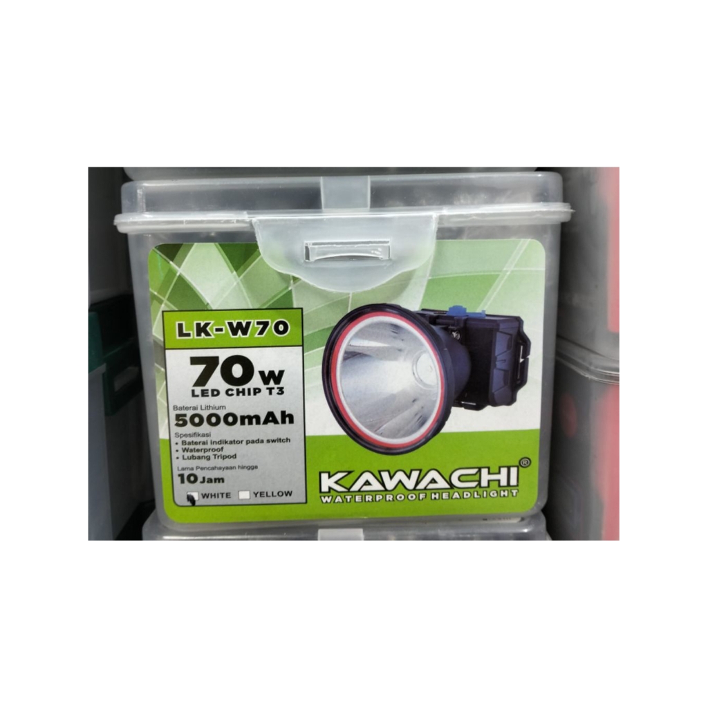 Senter Kepala Kawachi 70 Watt LK-W70 Cree LED Waterproof