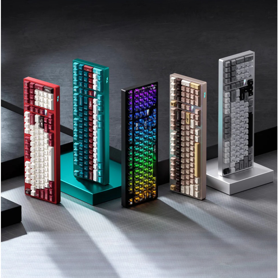 Mechanical Keyboard Weikav Max 102 Alumunium Wireless Three Mod