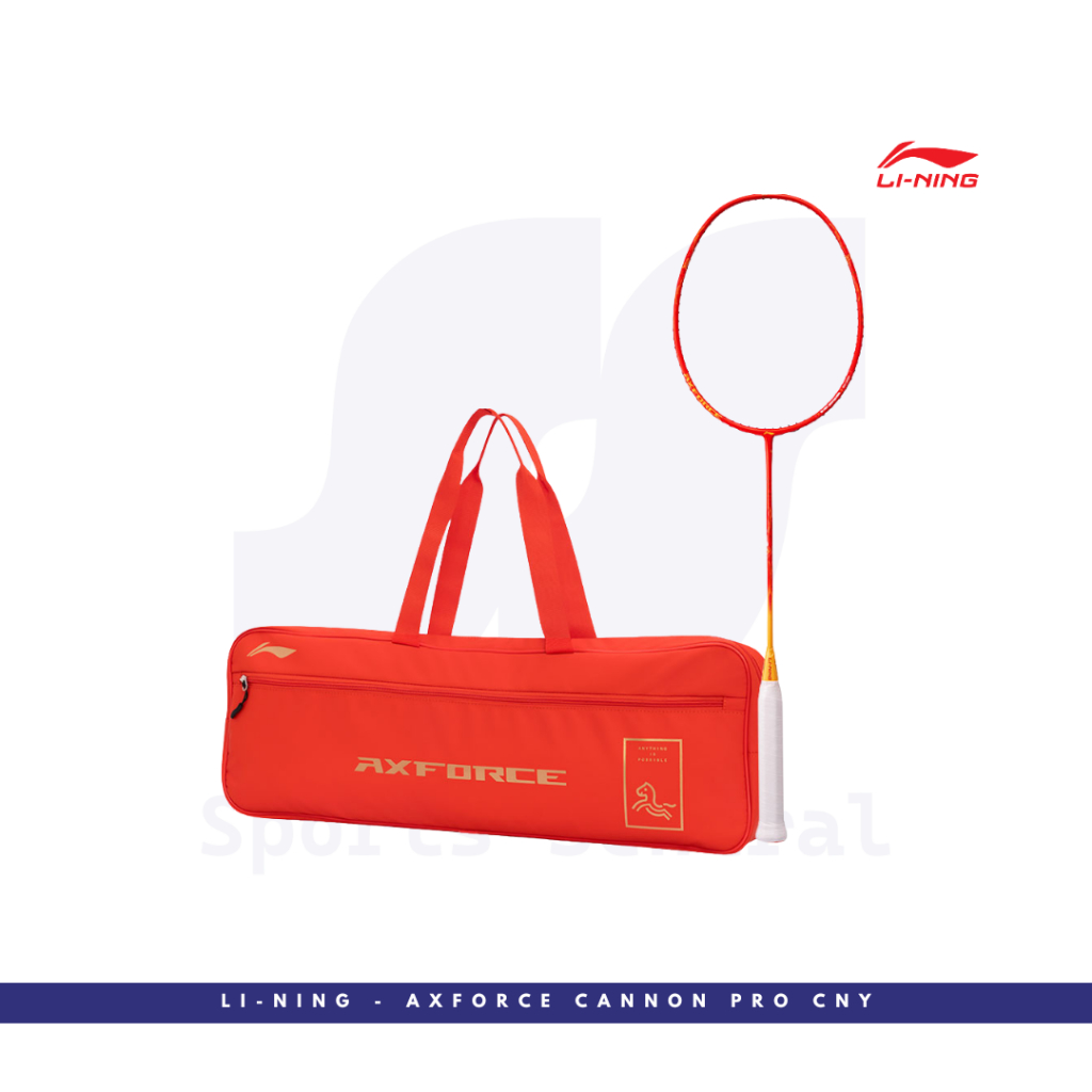 Lining Raket Badminton Axforce Cannon Pro CNY Limited Edition Original Free Senar