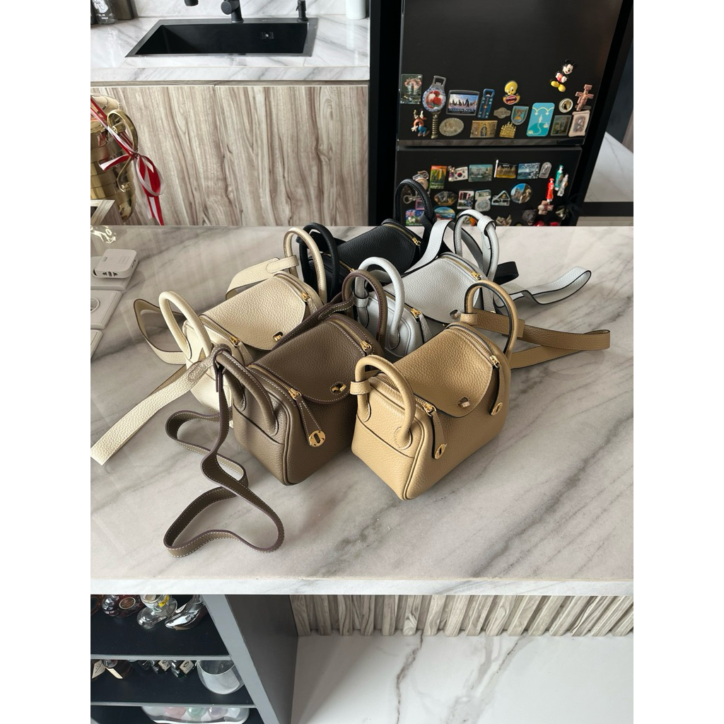 Barllet x Mirielle MN Ln Zipper H / Tas Tanpa Logo Tas Kulit Asli Tas Selempang Wanita