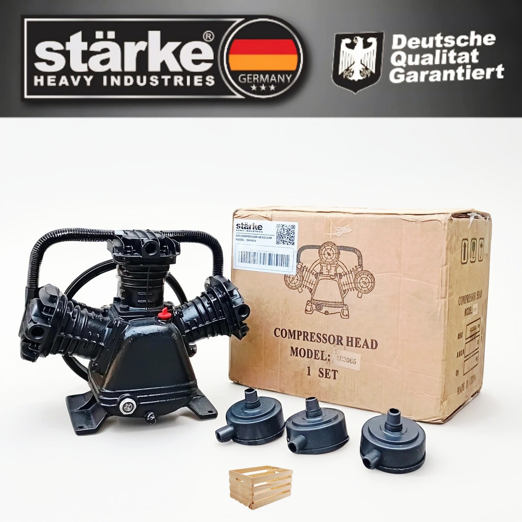KEPALA KOMPRESOR ANGIN 2HP STARKE