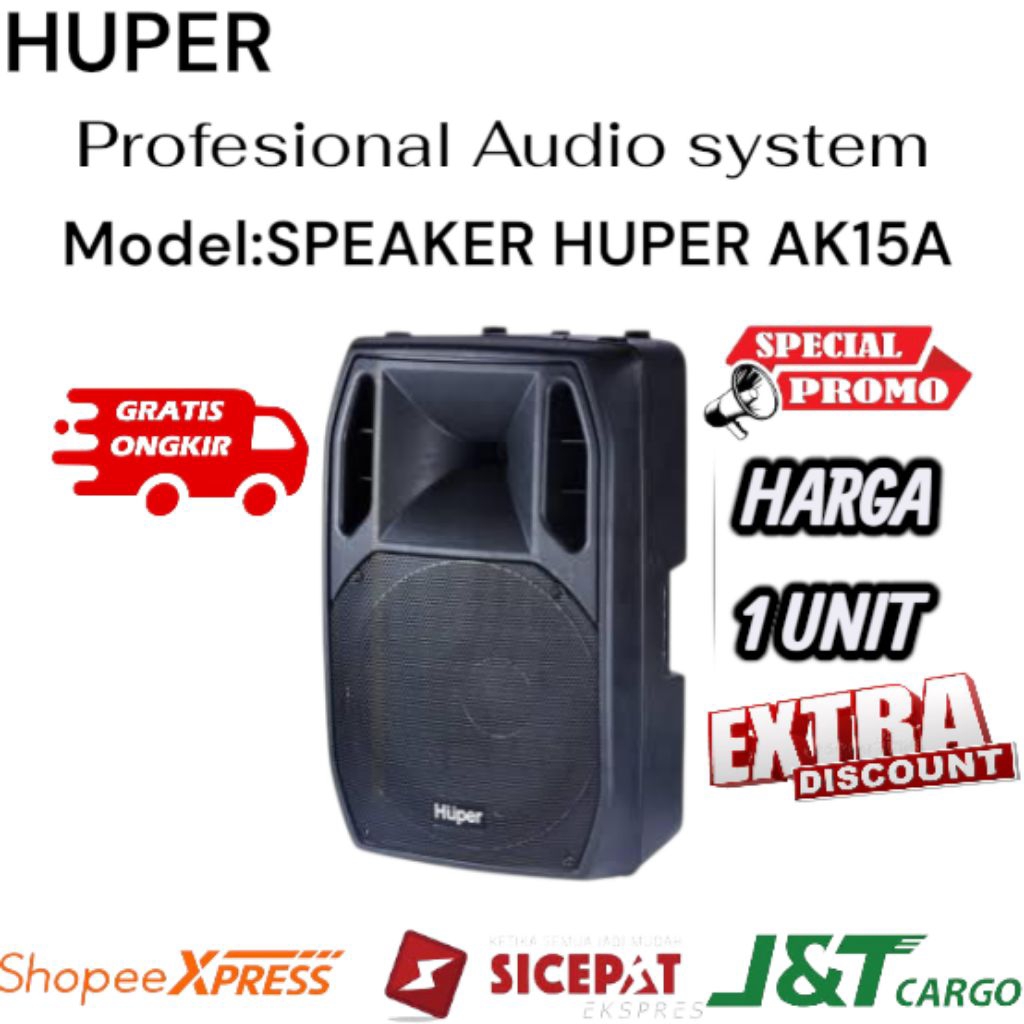 speaker Aktif original Huper AK15A original Aktif
