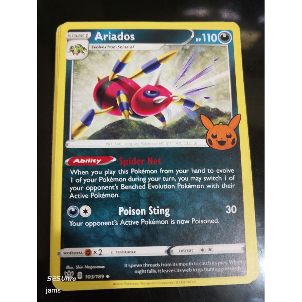 Pokemon Ariados trick or trade en