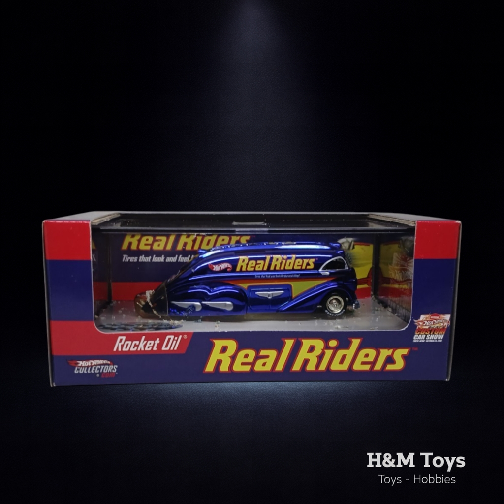 Hot Wheels Real Riders Rocket Oil Japan Custom Car Show Limited 2000pcs Diecast Collectors