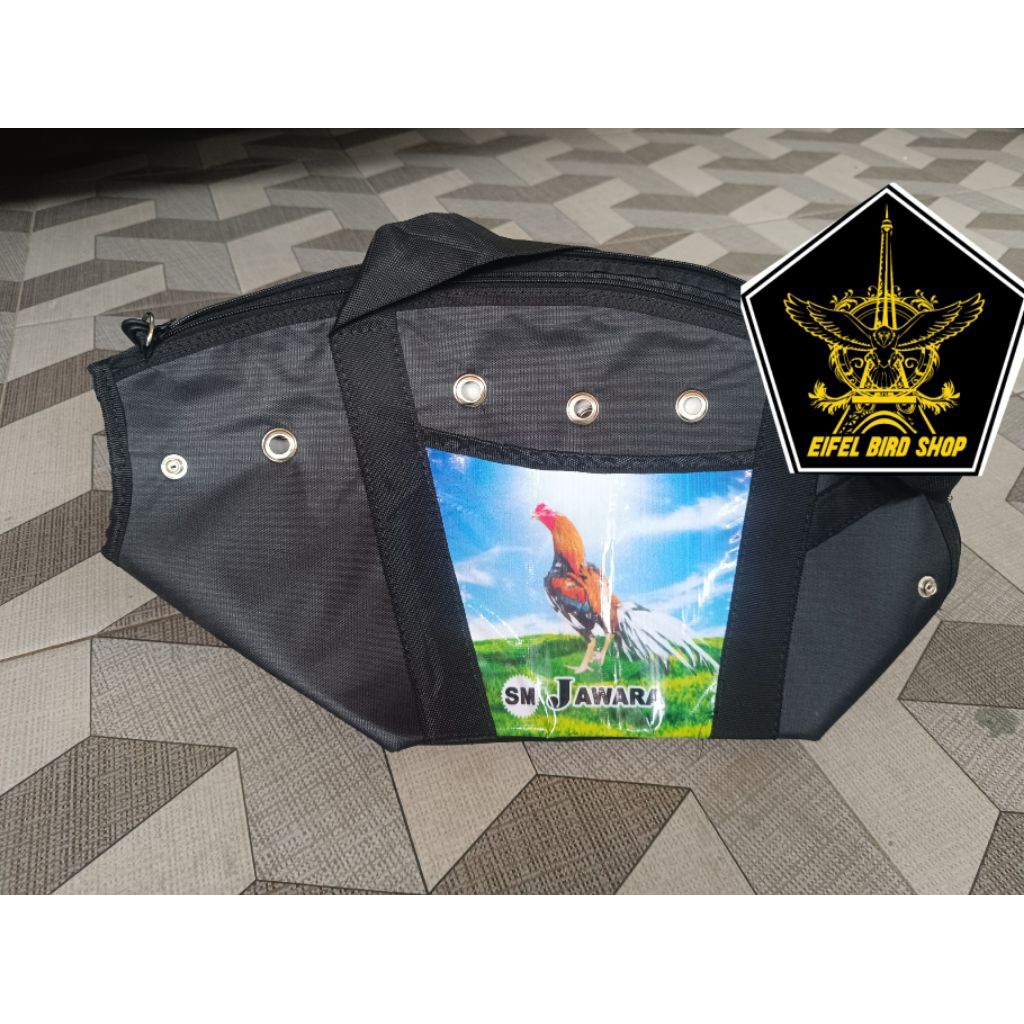 KISO TAS AYAM KAIN WARNA HITAM kiso ayam tas