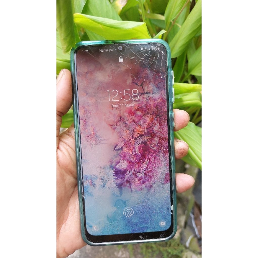 LCD samsung A50 Original copotan minus