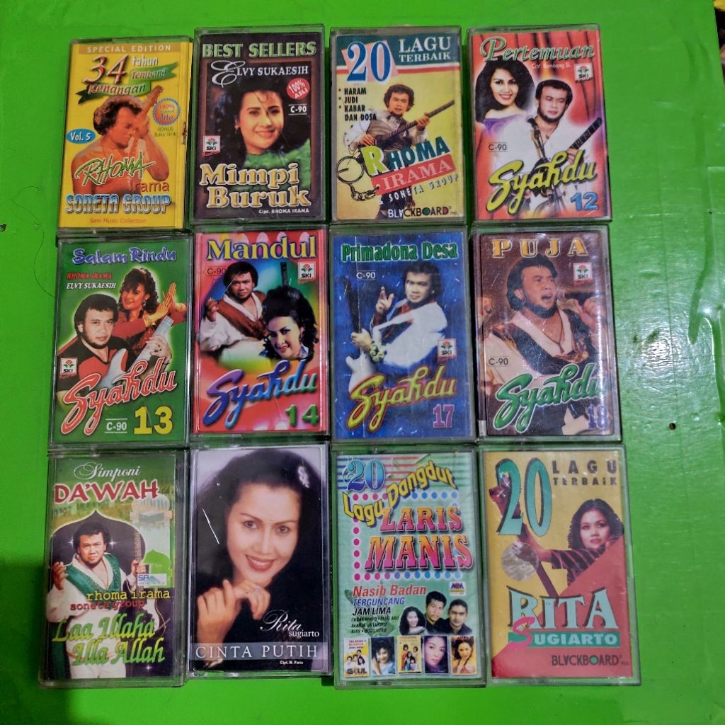 Kaset RHOMA IRAMA SYAHDU Dan Lain Lain