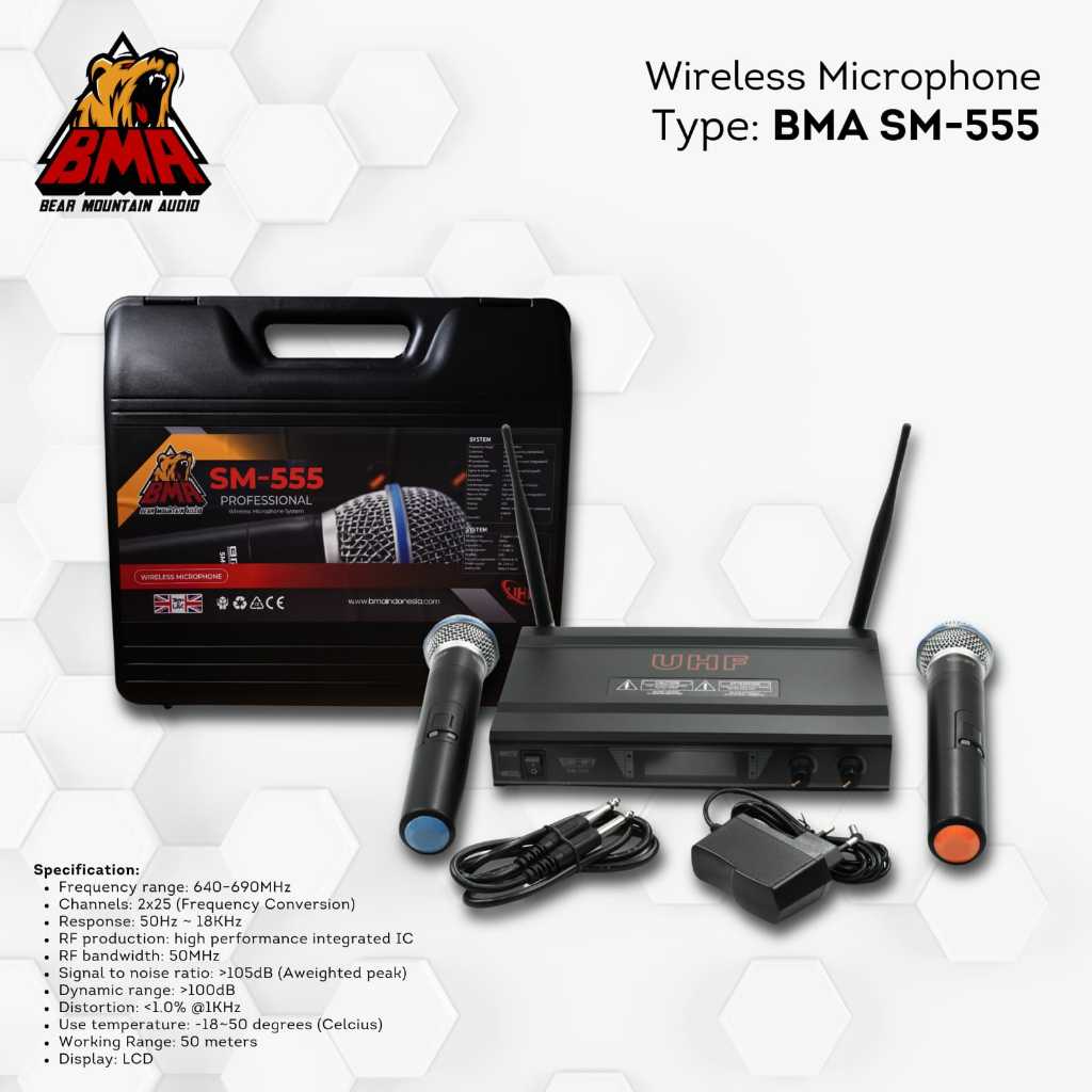 MICROPHONE Wireless BMA | SM-555