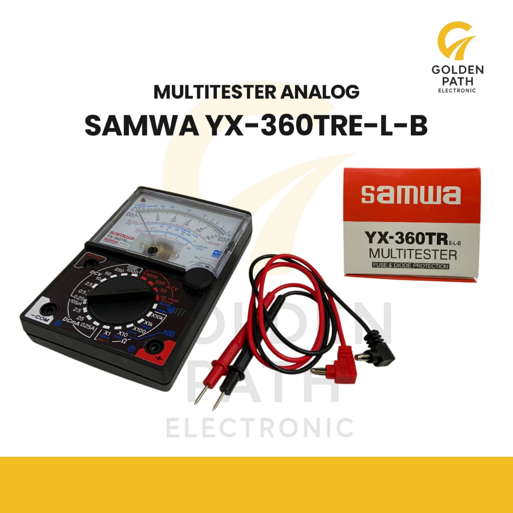 PROMO HEMAT MULTIMETER MULTITESTER AVOMETER ANALOG SAMWA YX 360 TR ELB FREE BATERAI MURAH