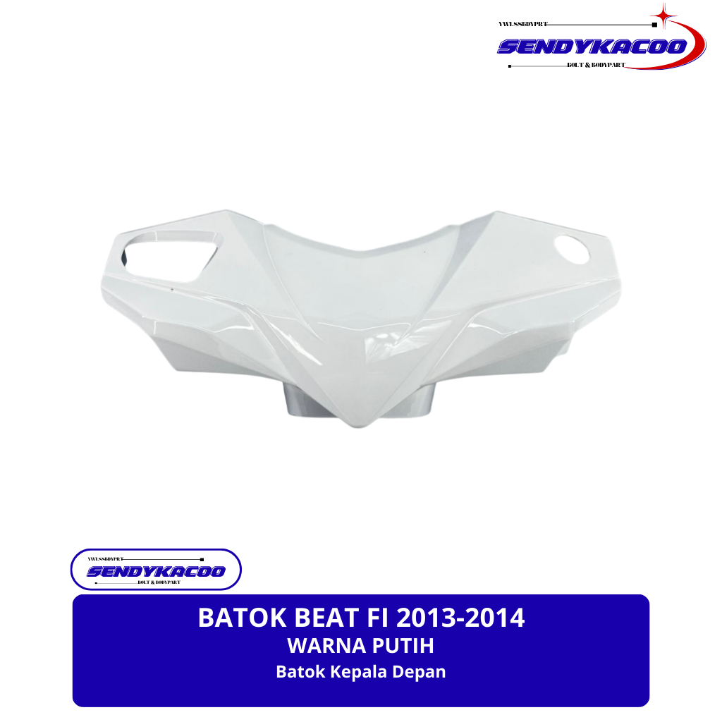 Batok depan Beat Fi 2013-2014 stater kasar warna Putih / batok beat fi 2014