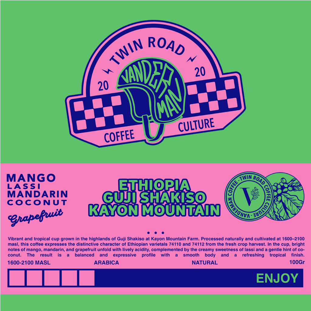 Arabika Ethiopia Guji Shakiso Kayon Mountain Filter - 100gr