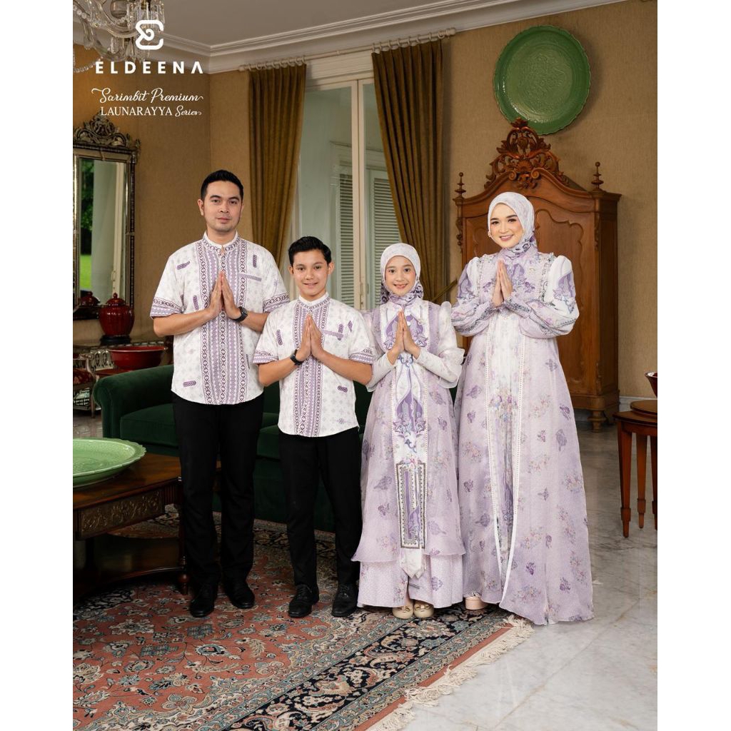 Launarayya Gamis Sarimbit Keluarga Original Branded By Eldeena
