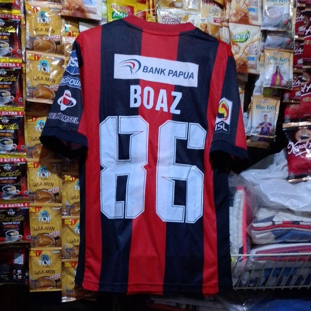 Jersey retro Persipura lokal