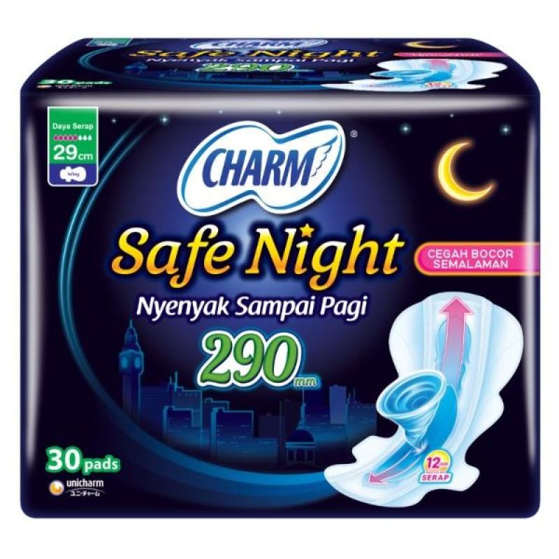 Pembalut Charm Safe Night 290 Wing