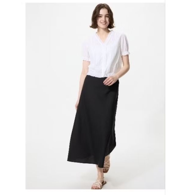UNIQLO rok panjang linen blend