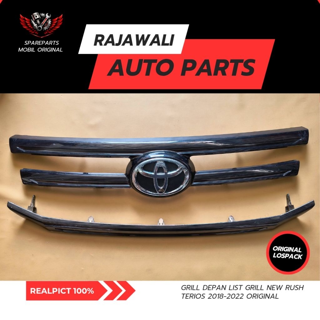 GRILL DEPAN LIST GRILL NEW RUSH TERIOS 2018-2022 ORIGINAL CAR