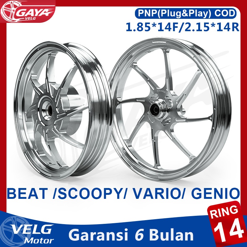 Velg BikingBoy Untuk Semua Beat, Scoopy, Genio, Spacy, Vario 110/110fi/Karbu/  Vario 125/150, Pcx 15