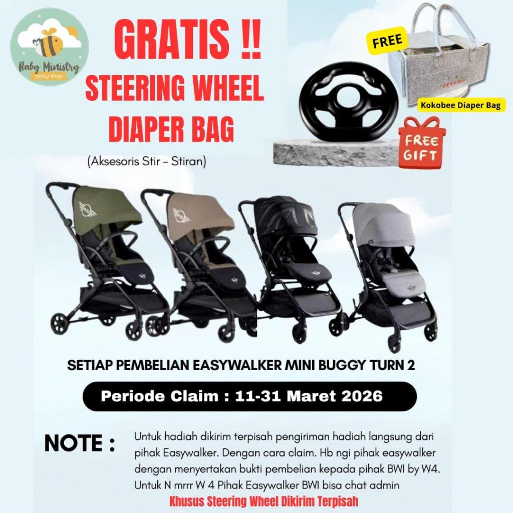 Easywalker Mini Buggy Turn 2  Stroller NEW VERSION / EASYWALKER MINI BUGGY TURN STROLLER