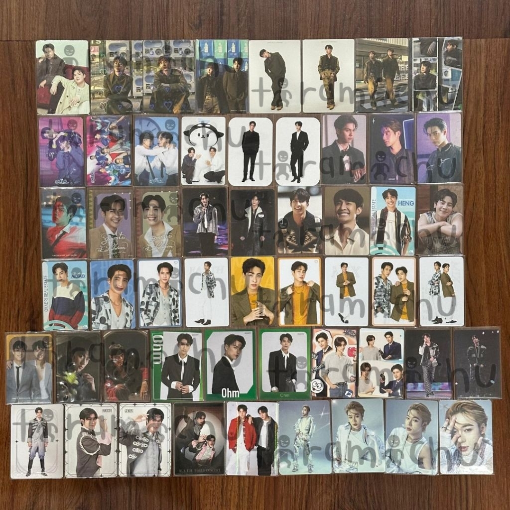GMMTV PC CC Official Photocard Collectible Card - Off Gun Tay New Bright Win Metawin Earth Mix Ohm P