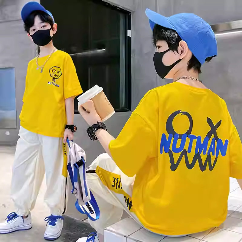 Twinning Baby - Setelan Anak Laki-Laki Oversize NUTMAN / One Set Jogger Anak Cowok Import