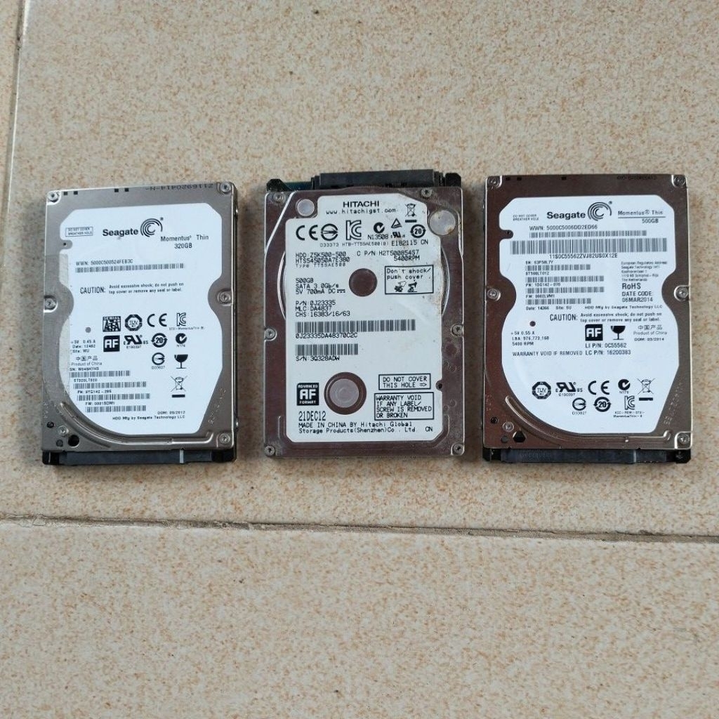 HDD Laptop 500Gb Copotan Second Murah