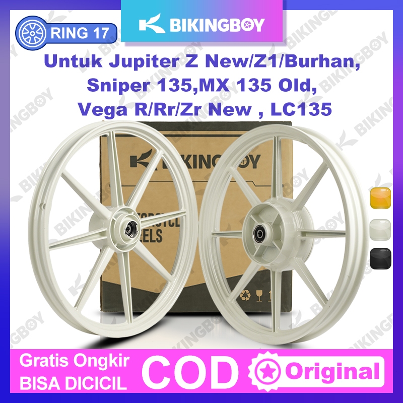 VELG BIKINGBOY VELG CNC Jupiter Z New/Z1/Burhan MX 135 Old Vega R/Rr/Zr New LC135 Palang 8 RING 1.4*