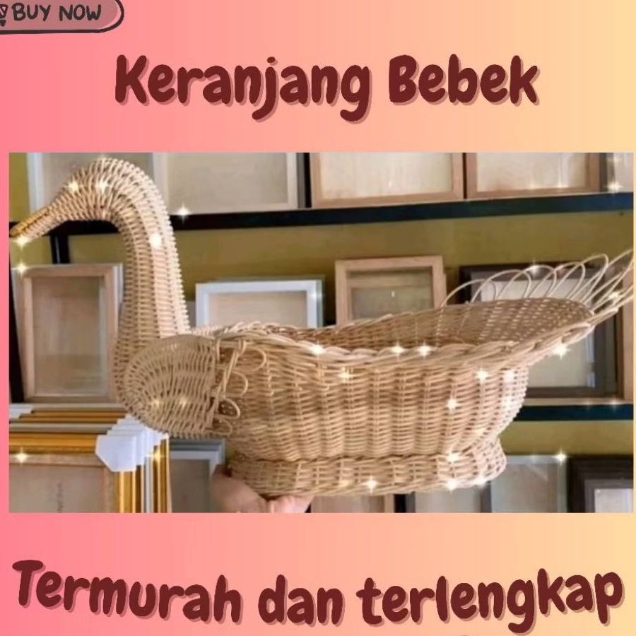 KERANJANG ROTAN BEBEK | KERANJANG ROTAN HANTARAN PERNIKAHAN