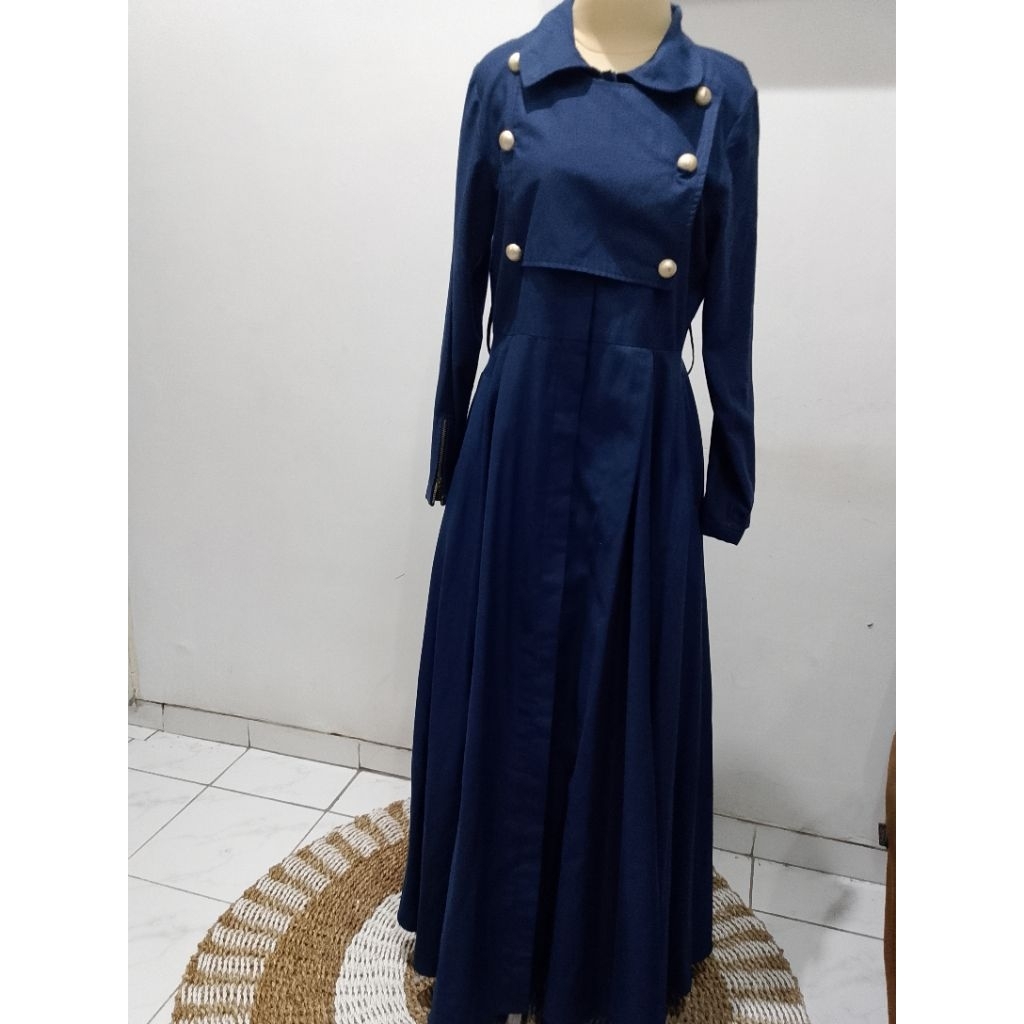 Susan Huda dress navy