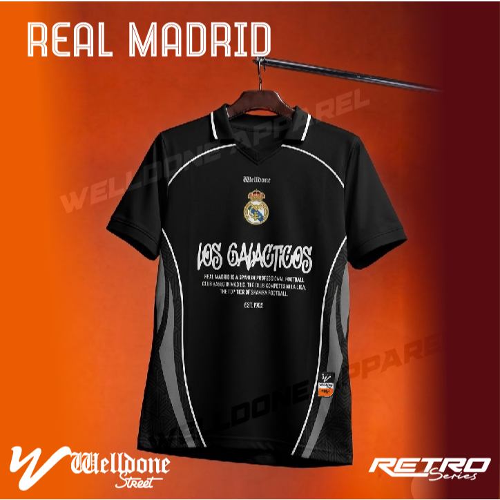 WELLDONE ! JERSEY REAL MADRID/ ESPANOLA / JERSEY BOLA / JERSEY SUPPORTER /JERSEY VINTAGE / JERSY CLA