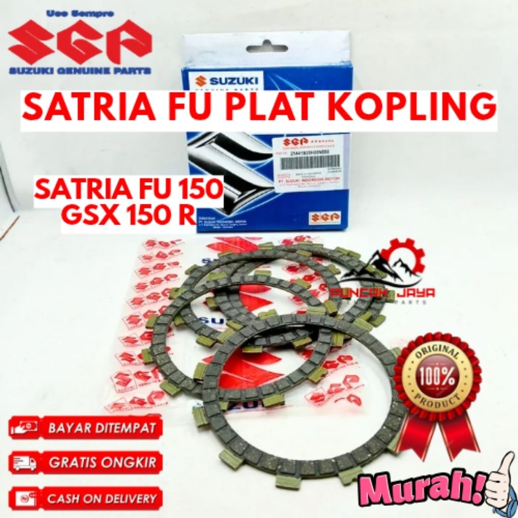 PLAT KOPLING ORIGINAL SUZUKI KODE SATRIA FU, PLAT KOPLING SATRIA FU 150, PLAT KOPLING GSX 150