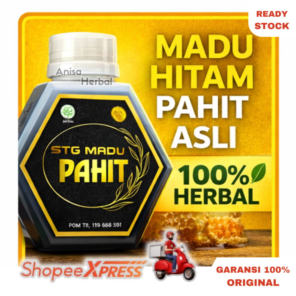 STG Madu Hitam Pahit Asli Herbal Premium Cocok Untuk Lambung