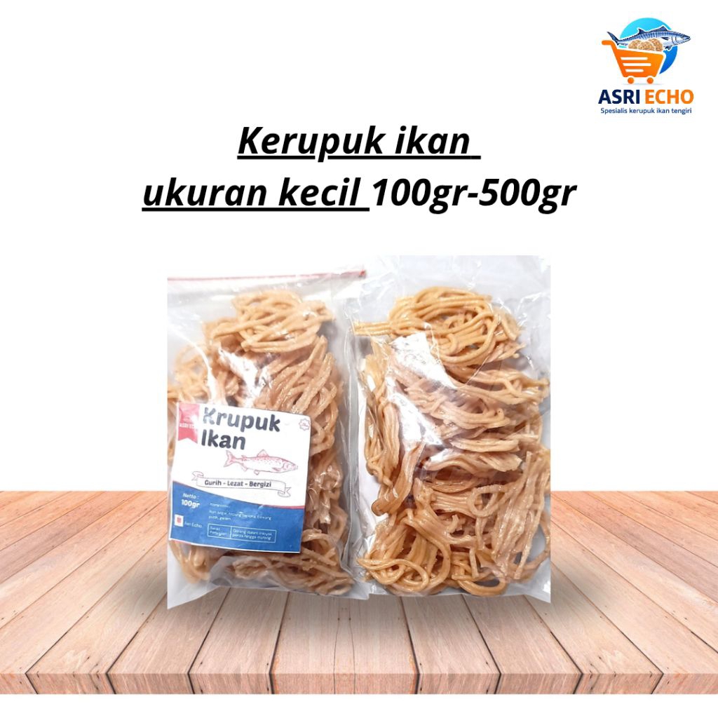Kerupuk ikan mentah bandungan mentah 100gr