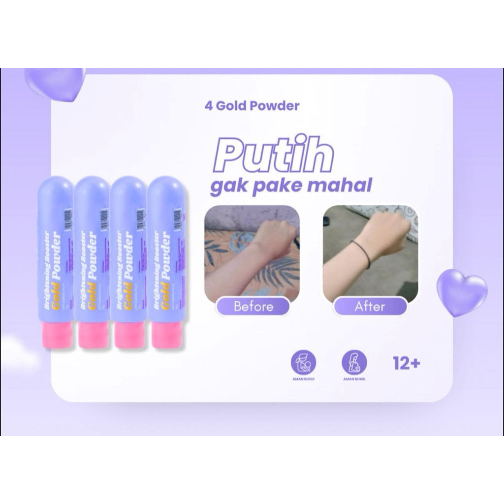 Beautyinu booster gold serbuk pemutih