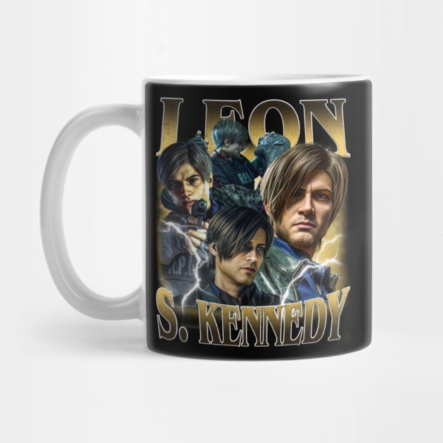 Leon S Kennedy Bootleg Vintage Tshirt Leon Kennedy Tea Mug