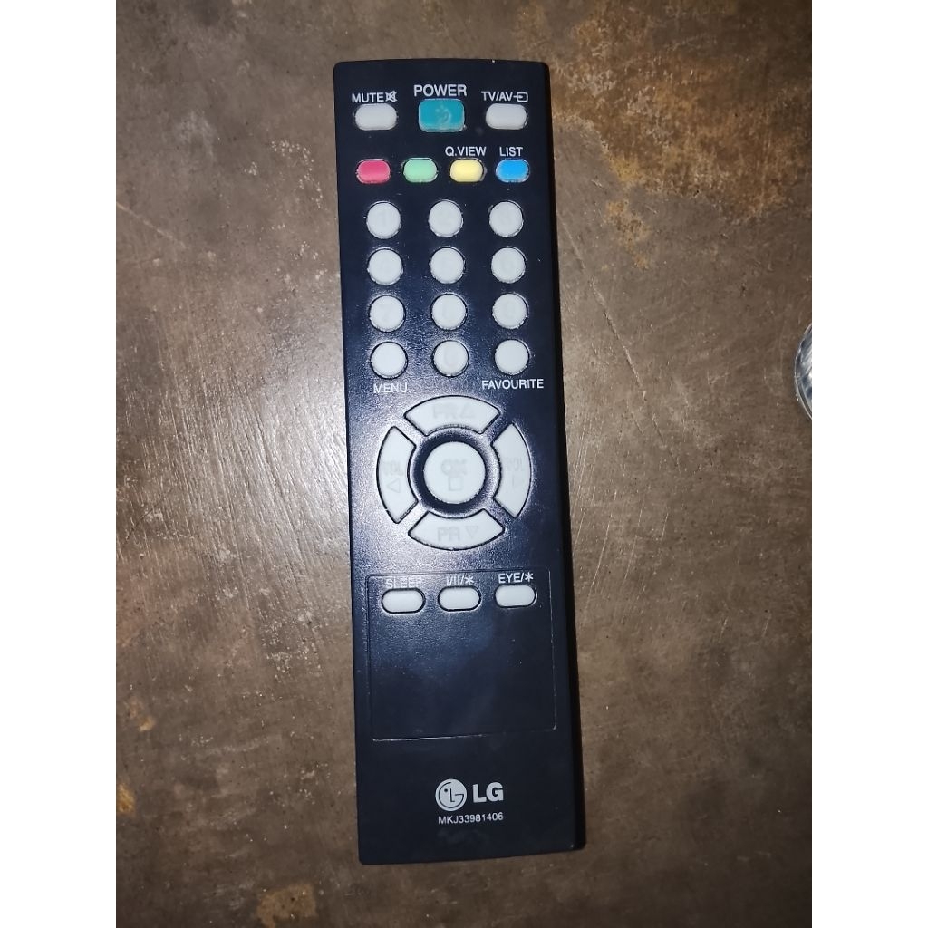 Remote Ori TV Tabung LG 21"inch BARU