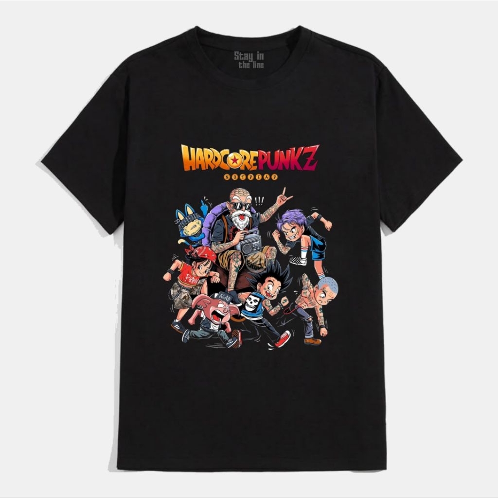 STL|Tshirt Hardcore punk dragon ball Z premium
