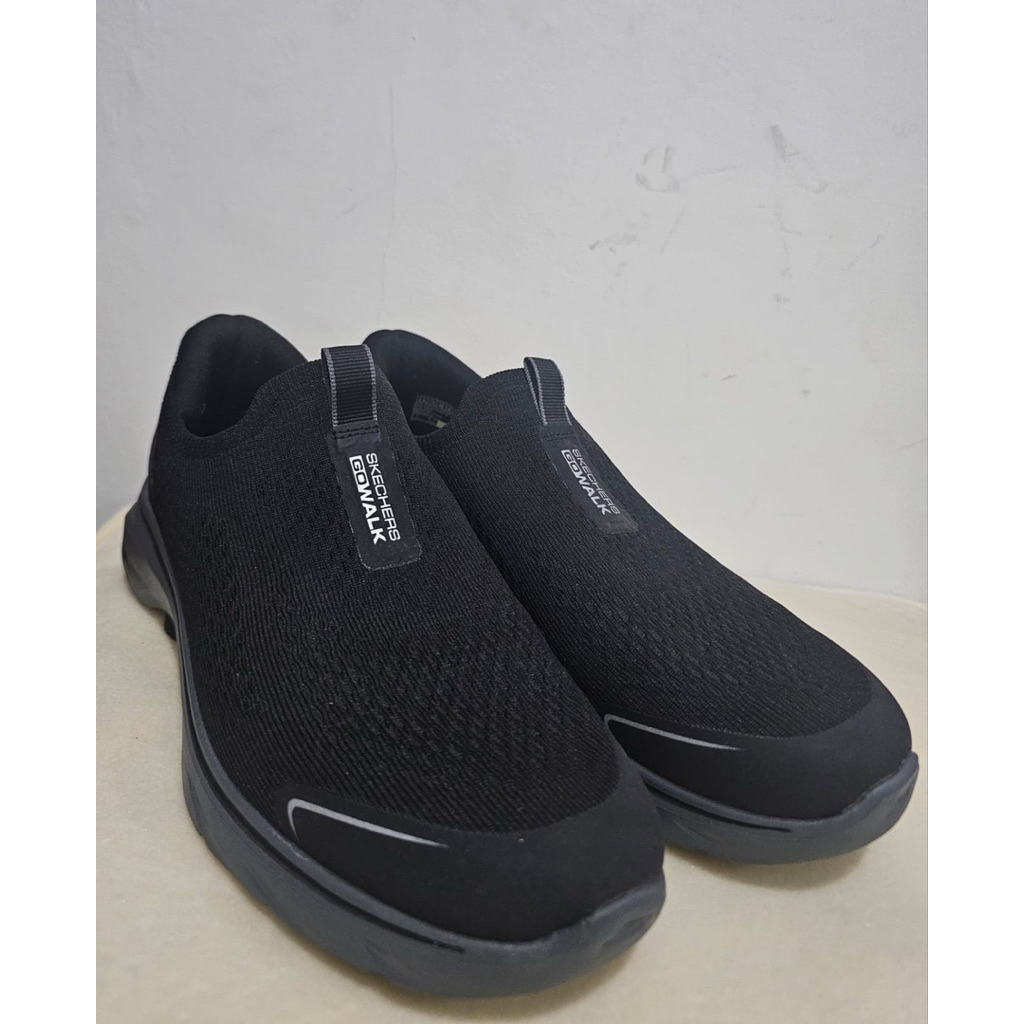 Skechers Go Walk 6 Slip-Ins Black Hands Free Original