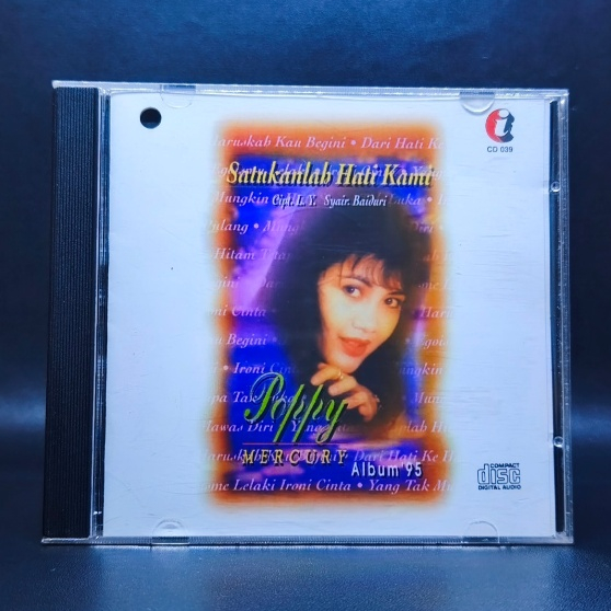 CD POPPY MERCURY - SATUKANLAH HATI KAMI IMPORT ORIGINAL