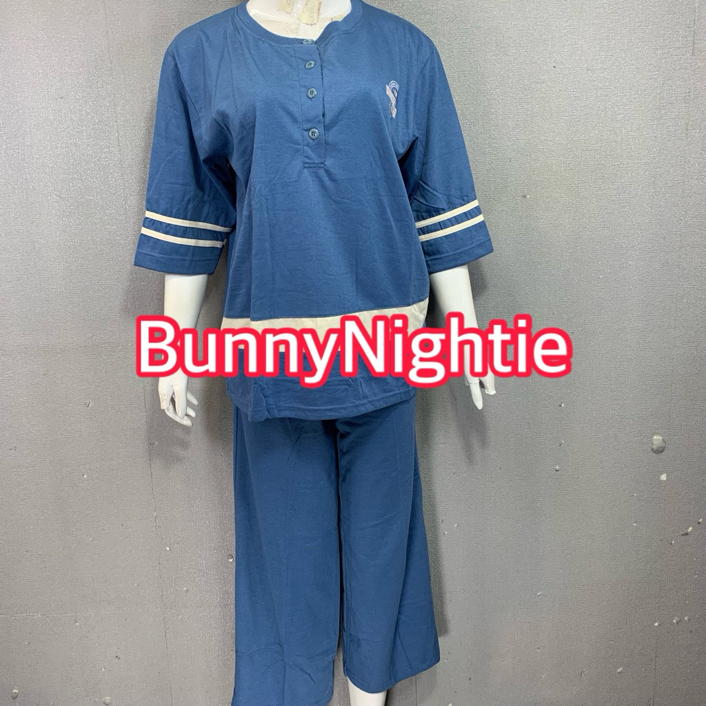CP Tessa Alice Fashion Lengan 3/4 Baju Tidur | Baju Tidur Wanita Dewasa | Baju Tidur Tessa