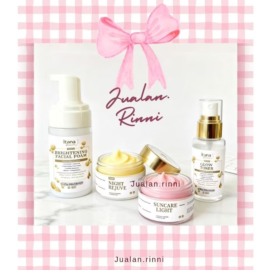 SALE Paket REJUVE ITANA SKINCARE • Paket BOOSTER ITANA SKINCARE • Paket Wajah Itana Skincare • Ecer 
