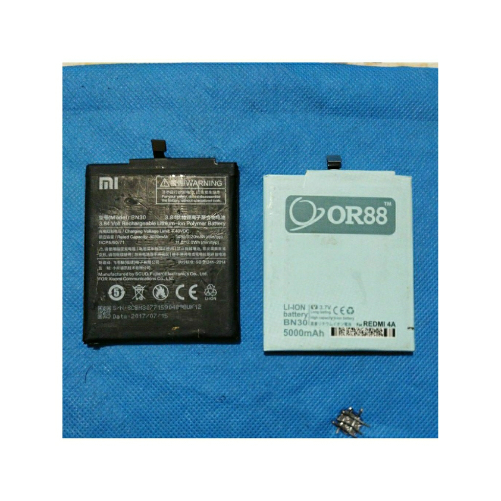 BATERAY BATTERY BATRAY BATRE XIAOMI DOUBLE POWER REDMI 4A BERFUNGSI NORMAL ORIGINAL COPOTAN BERGARAN