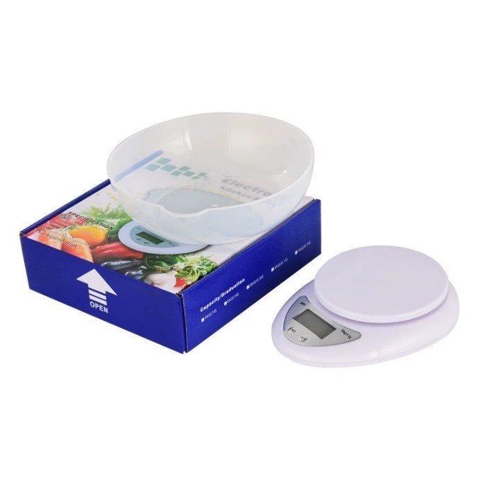 Timbangan + ADA Mangkuk / Timbangan dapur / Timbangan digital 5kg / Timbangan kue