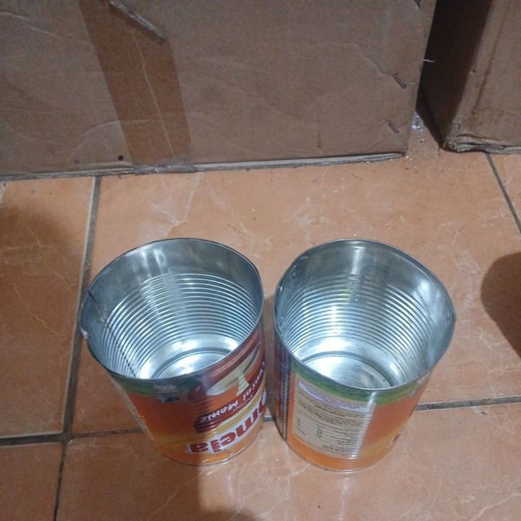 kaleng susu lubang atas omela