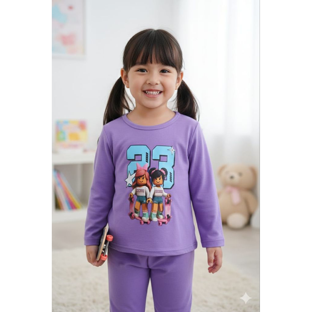 Setelan Anak Perempuan/ Baju Setelan Anak Perempuan/ Baju Tidur Anak